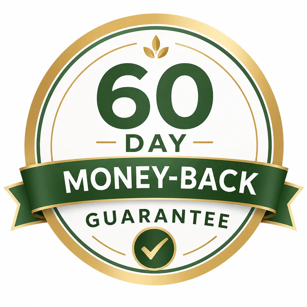 DigestiStart 60-day money back guarantee badge