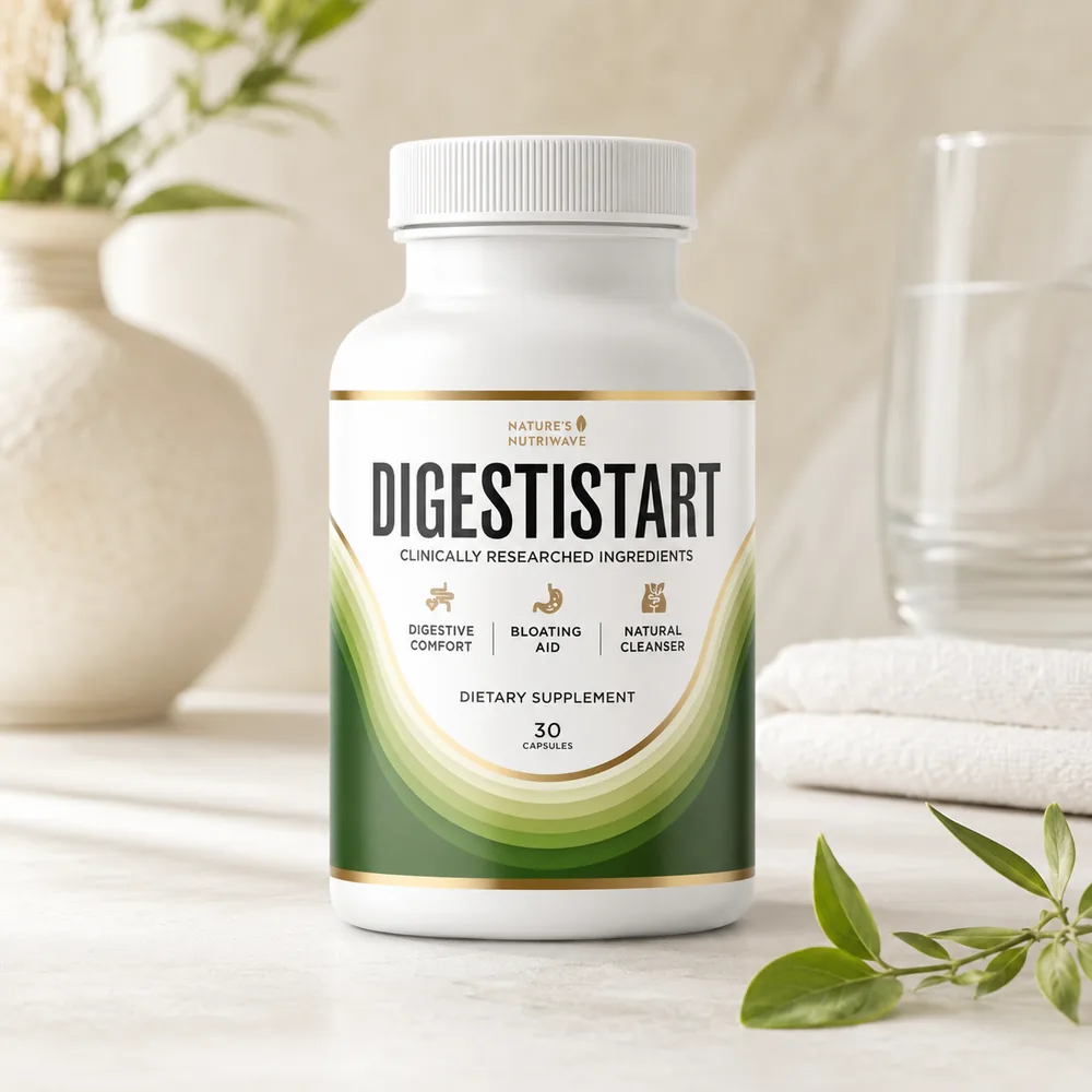 DigestiStart digestive supplement bottle